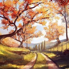 Схема вышивки «Под небесами»