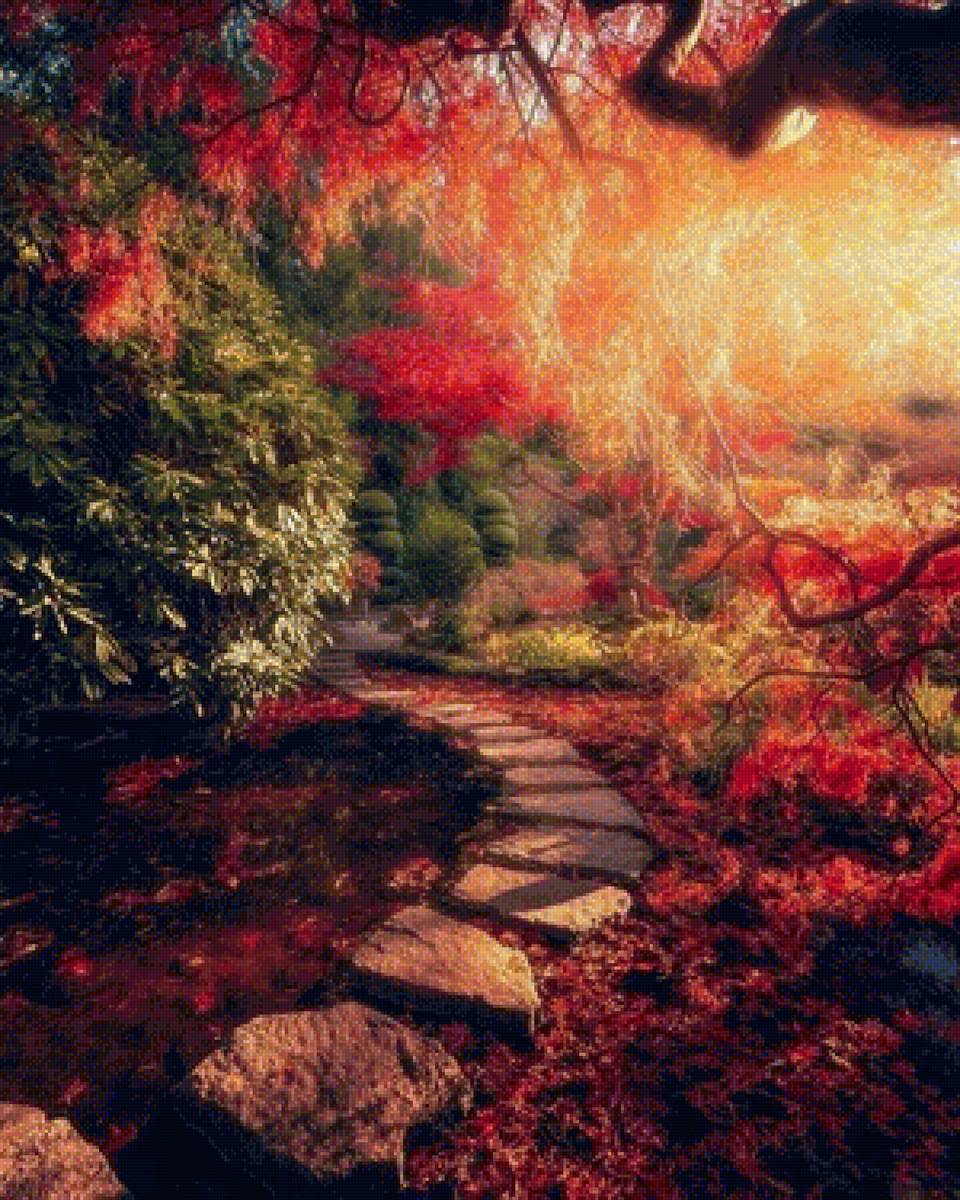 Дорожка - лес, природа - предпросмотр