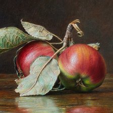 Схема вышивки «яблоки»