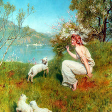 Схема вышивки «Пастушка»