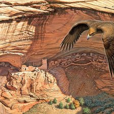 Схема вышивки «Свободный полёт»