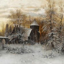 Схема вышивки «Зима»