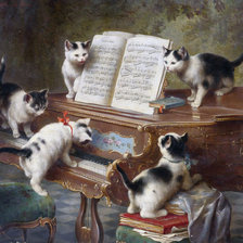 Схема вышивки «Урок бельканто»