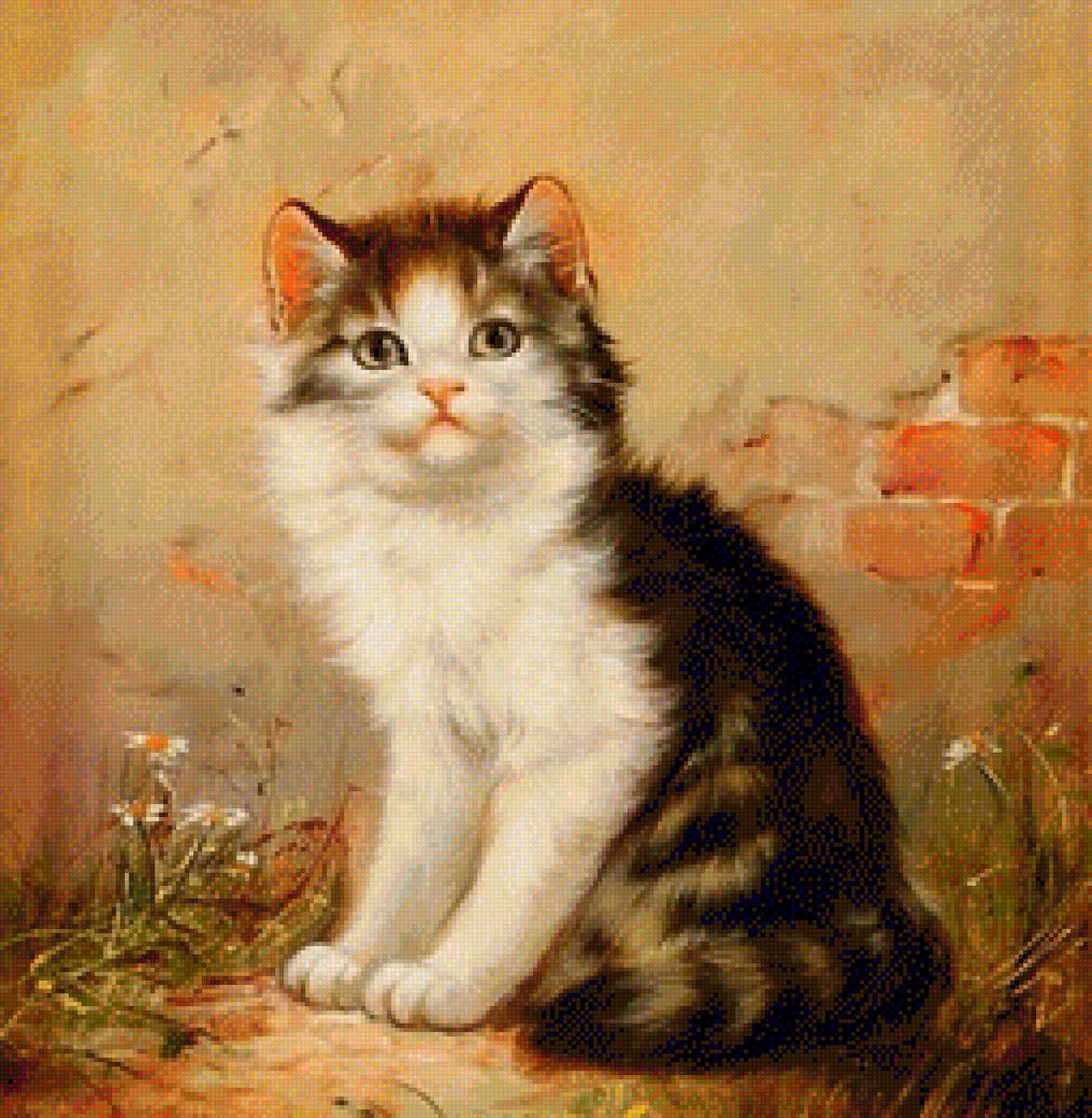 Барышня - художник-анималист, карл райхерт - предпросмотр