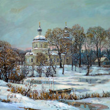 Схема вышивки «Пейзаж.»