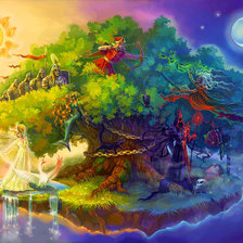 Схема вышивки «Лукоморье»