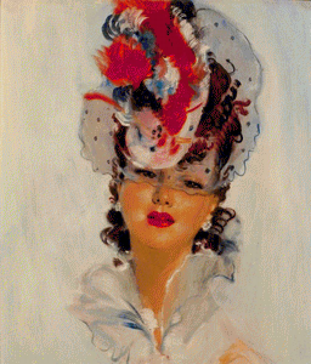 Легкость, шарм, соблазн - жан-габриэль домерг, стиль пин-ап - предпросмотр