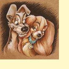 Схема вышивки «Серия "Детская". Собаки»