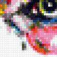 Предпросмотр схемы вышивки «Разноцветный хаски» (№2198044)