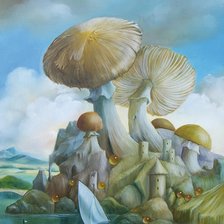 Схема вышивки «Gravura,surreal.»