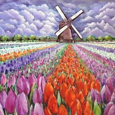 Схема вышивки «акварель»