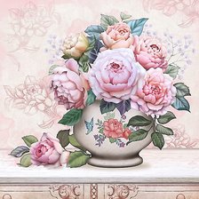 Схема вышивки «цветы»