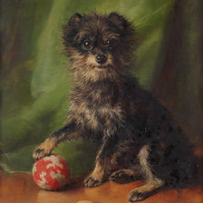 Схема вышивки «Любимый мячик»