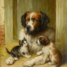 Схема вышивки «В приемной семье»