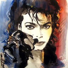 Схема вышивки «Michael Jackson 4»