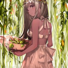 Схема вышивки «Девушка»