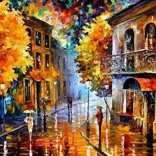 Тёплая осень. Леонид Афремов