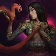 Схема вышивки «Мулан»