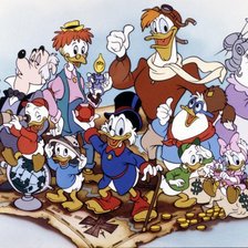 Схема вышивки «Утиные истории»