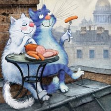 Схема вышивки «Романтика крыш»