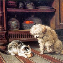 Схема вышивки «Вась, а Вась! Давай дружить!»