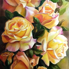 Схема вышивки «Розы»