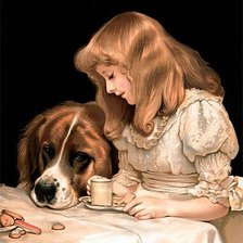 Схема вышивки «друзья»