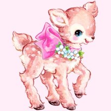 Схема вышивки «Олененок»