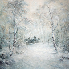 Схема вышивки «тройка»