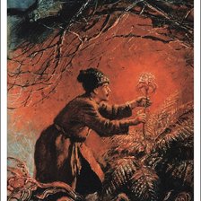 Схема вышивки «Вечер накануне Ивана Купала»