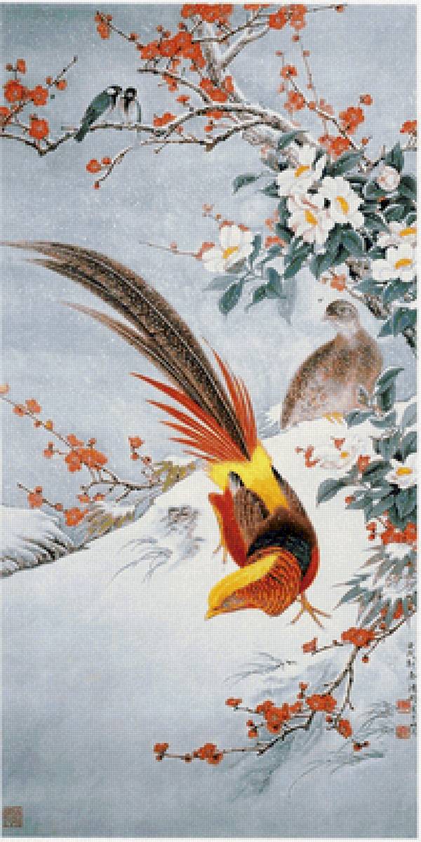 Хуа Няо. Птицы. Китайская живопись - художники - предпросмотр