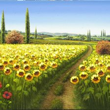 Схема вышивки «Painting»