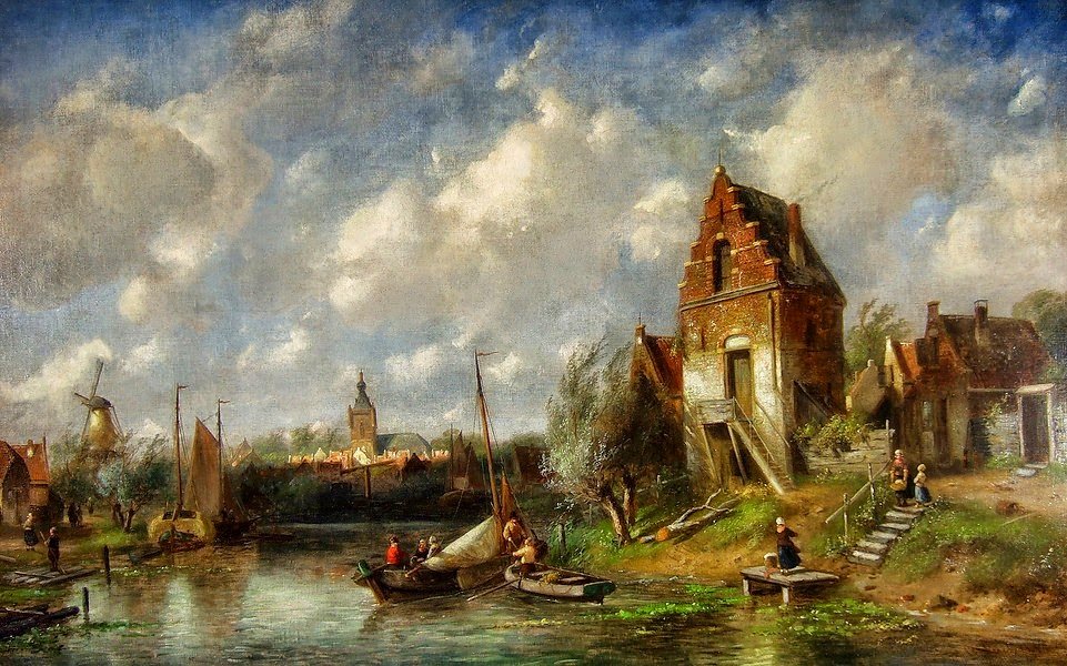 Leikert - painting, leikert, dutch - оригинал