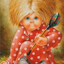 Схема вышивки «Кузька»