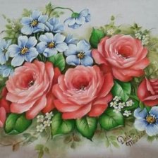 Схема вышивки «ЦВЕТЫ»