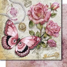 Схема вышивки «ВИНТАЖНЫЕ ЦВЕТЫ»