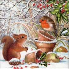 Схема вышивки «Друзья»