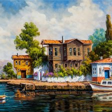 Схема вышивки «Istanbul Bosphorus»