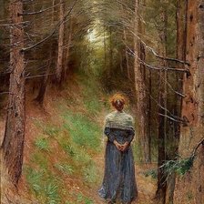 Схема вышивки «Из леса»