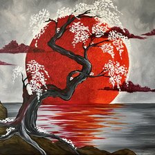 Схема вышивки «Por do sol»