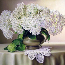 Схема вышивки «Гортензия»