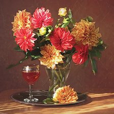 Схема вышивки «Boque de flores.»