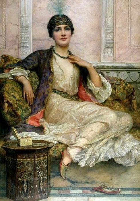 Dama. - menina.retrato. - оригинал