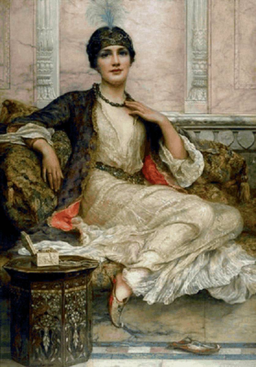 Dama. - menina.retrato. - предпросмотр