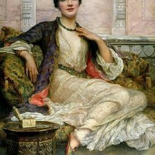 Схема вышивки «Dama.»