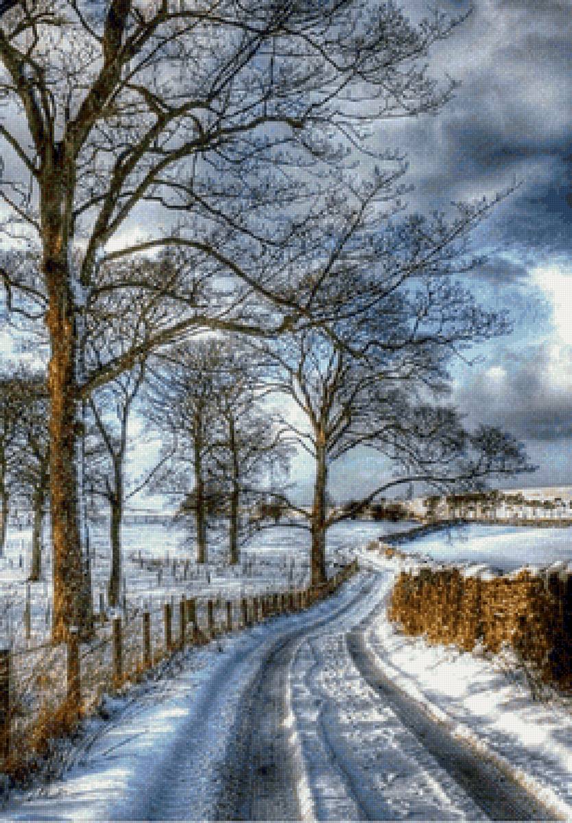 Paisagem. de inverno. - gelo., paisagens - предпросмотр