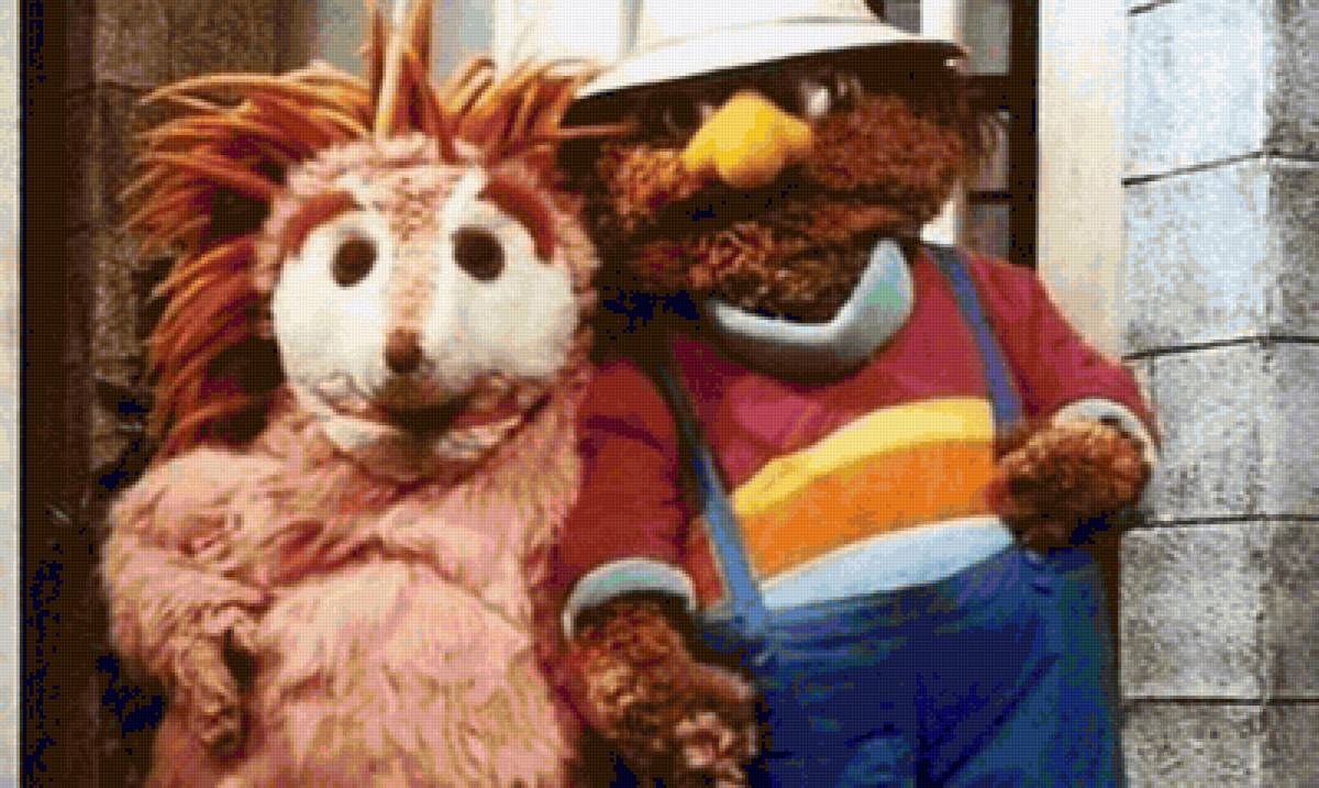 Barrio Sésamo - Tamaño Grande (120 colores DMC) - предпросмотр