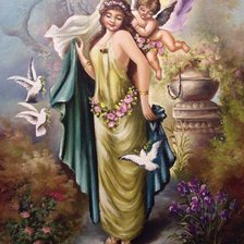 Схема вышивки «vila»