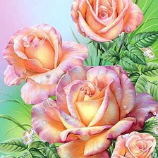 Схема вышивки «Букет цветов»