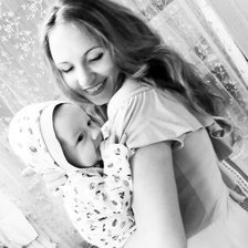 Схема вышивки «мама»